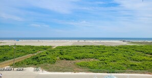 Vista a la playa o el mar