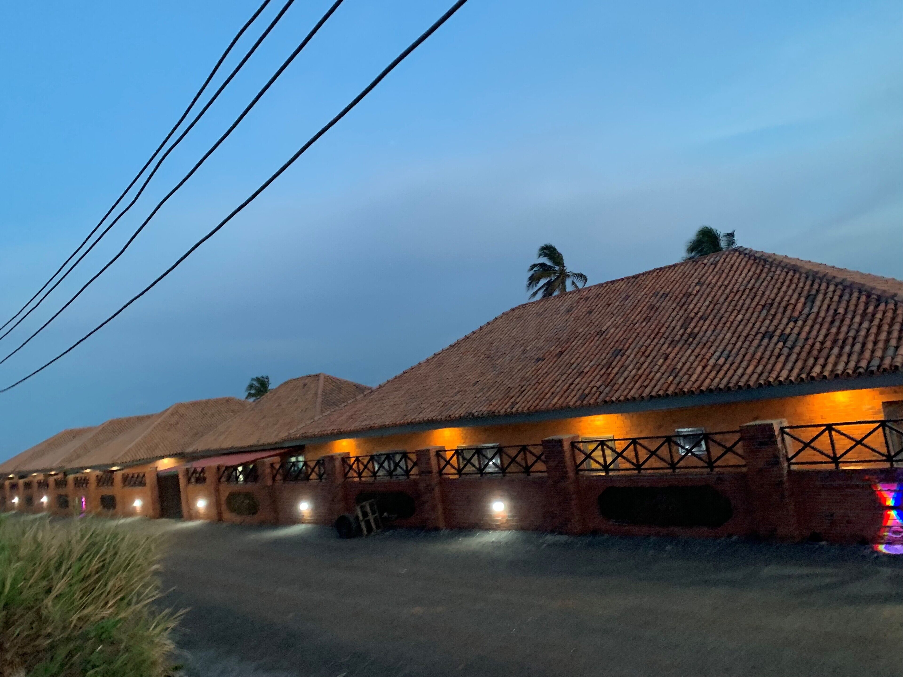 Front of property – evening/night