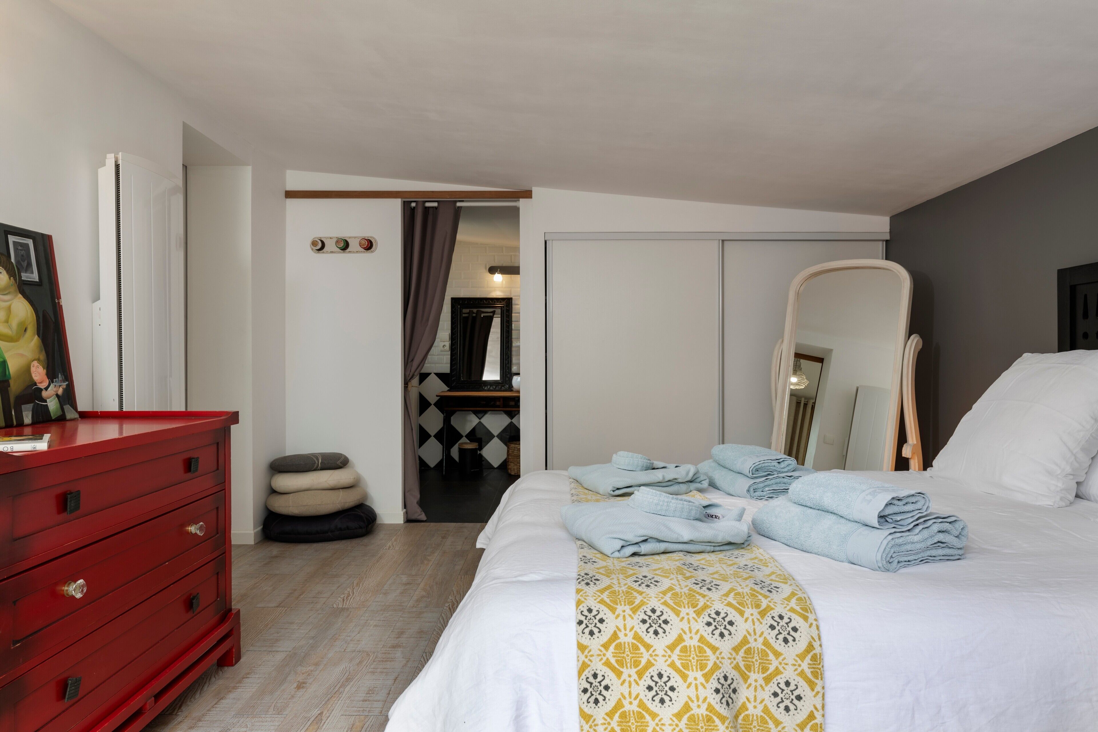 1 slaapkamer, beddengoed