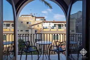 Blick von der Unterkunft