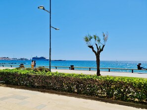 On the beach