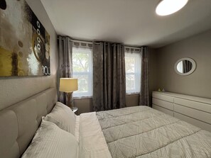 2 chambres, bureau, fer et planche à repasser, Wi-Fi gratuit