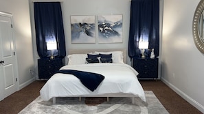 5 bedrooms, iron/ironing board, travel cot, WiFi