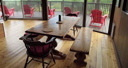 Stunning views from house high up on mountain side.