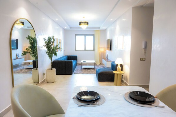 Family Apartment, Balcony | Living area - TheCasaEdition - Jnane Gueliz apartments (Marrakech)