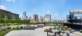 Luxury 1BR - Balcony- Elevator - Gym - Lounge -Rooftop -In Unit Laundry - Manhattan