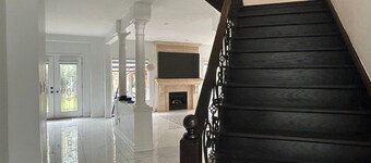 Modern house near Albion falls. 