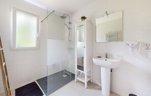 Shower, hair dryer