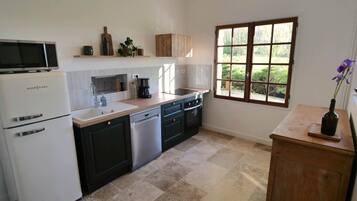 Réfrigérateur, micro-ondes, four, lave-vaisselle