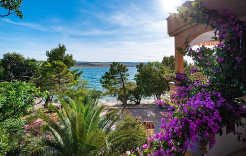 Beach front apartment in Rovanjska
