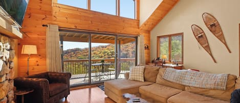 TV connectée, cheminée