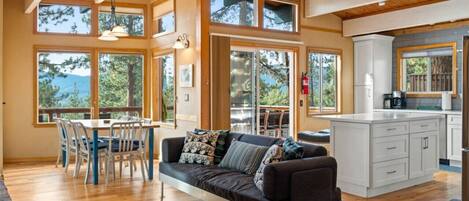 TV connectée, cheminée