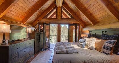 Custom Log Home at Lake Koocanusa