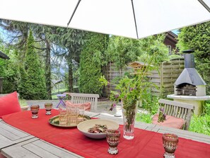 Outdoor dining - Chalet Rebhalde by Interhome (Schönried)