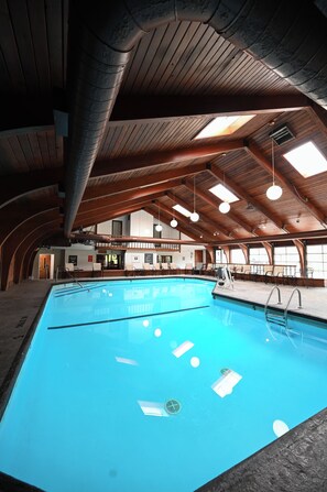 Indoor pool, a heated pool