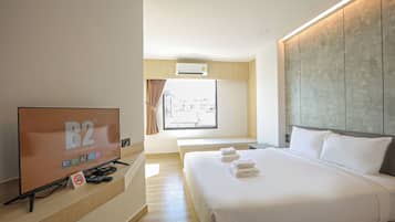 Deluxe Δίκλινο Δωμάτιο (Double) | 1 υπνοδωμάτιο, δωρεάν Wi-Fi, κλινοσκεπάσματα