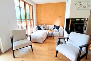 TV connectée, cheminée