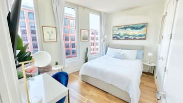 1 makuuhuone, työpöytä, silitysrauta/-lauta, ilmainen Wi-Fi