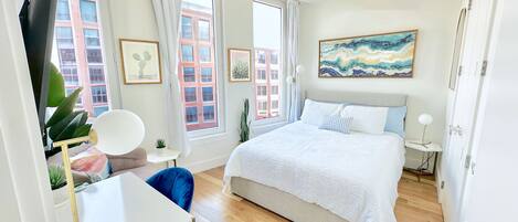 1 bedroom, desk, iron/ironing board, free WiFi