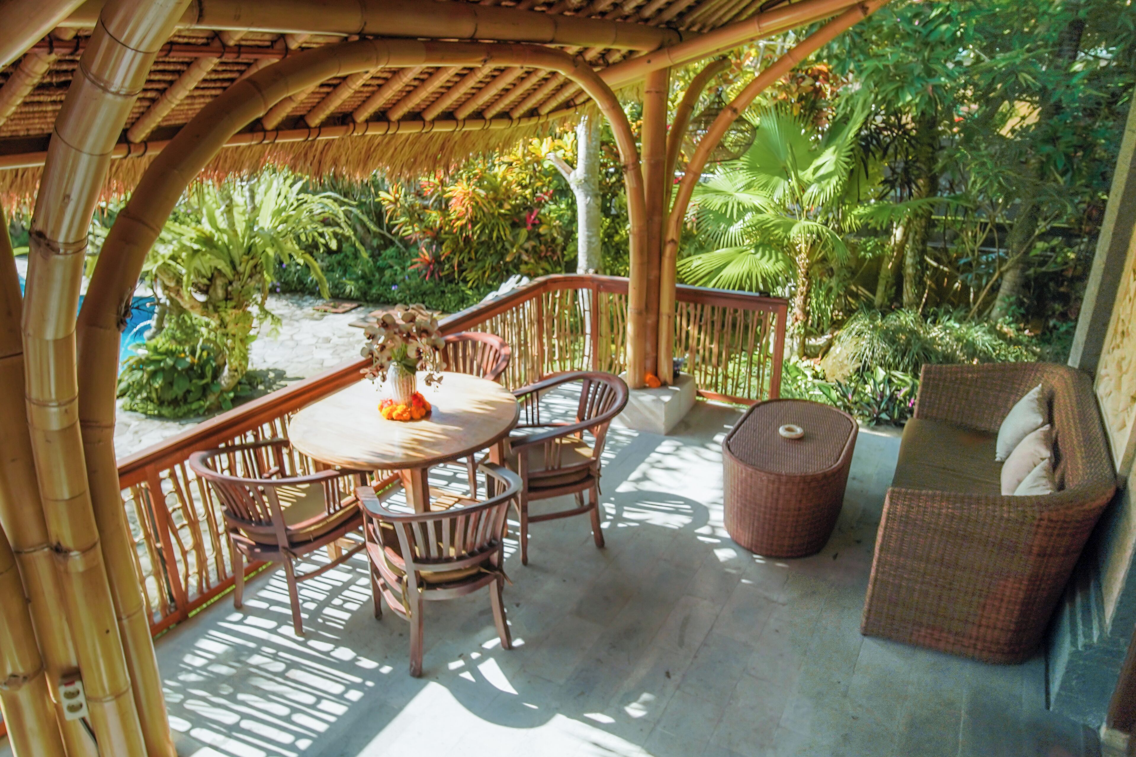 Villa, 2 habitaciones, vista al jardín | Vista al jardín