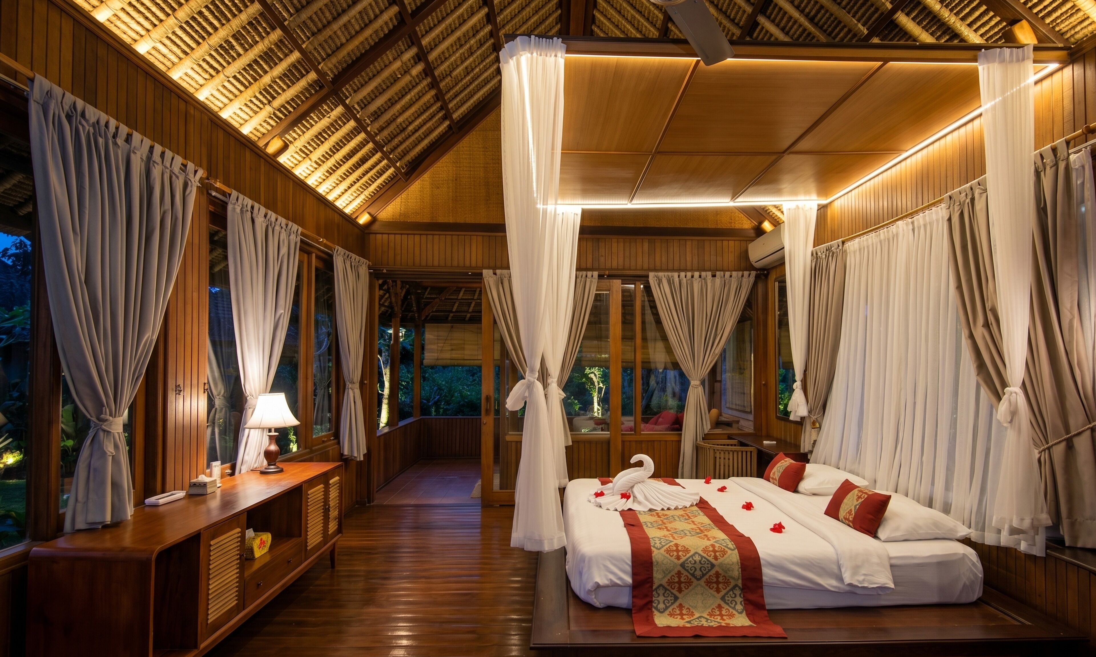 Villa, 2 Bedrooms, Garden View | 2 bedrooms, minibar, desk, free WiFi