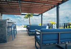 Apartment, 1 King Bed with Sofa bed, Private Bathroom | Living area - Hotel Playa del Carmen & beach club (Playa del Carmen)