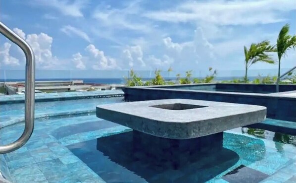 Apartment, 1 King Bed with Sofa bed, Private Bathroom | Living area - Hotel Playa del Carmen & beach club (Playa del Carmen)