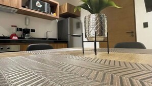 Apartment, 1 King Bed with Sofa bed, Private Bathroom | Living area