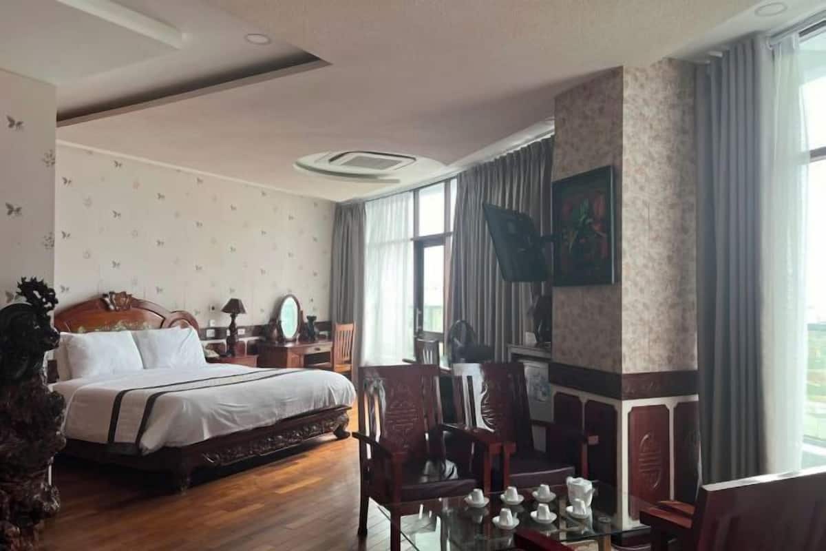 1 slaapkamer, een bureau, verduisterende gordijnen, gratis wifi