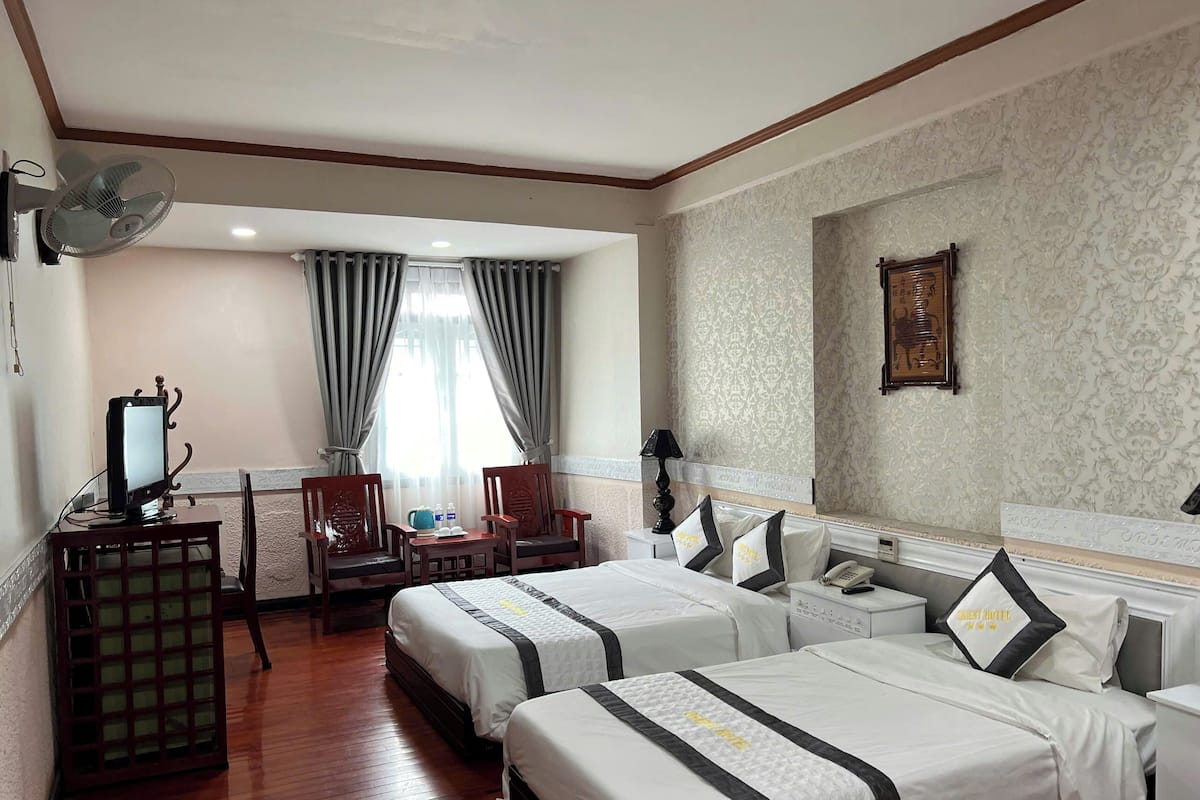 ห้องซูพีเรียทริปเปิล | โต๊ะทำงาน, ผ้าม่านกันแสง, Wi-Fi ฟรี, ผ้าปูที่นอน