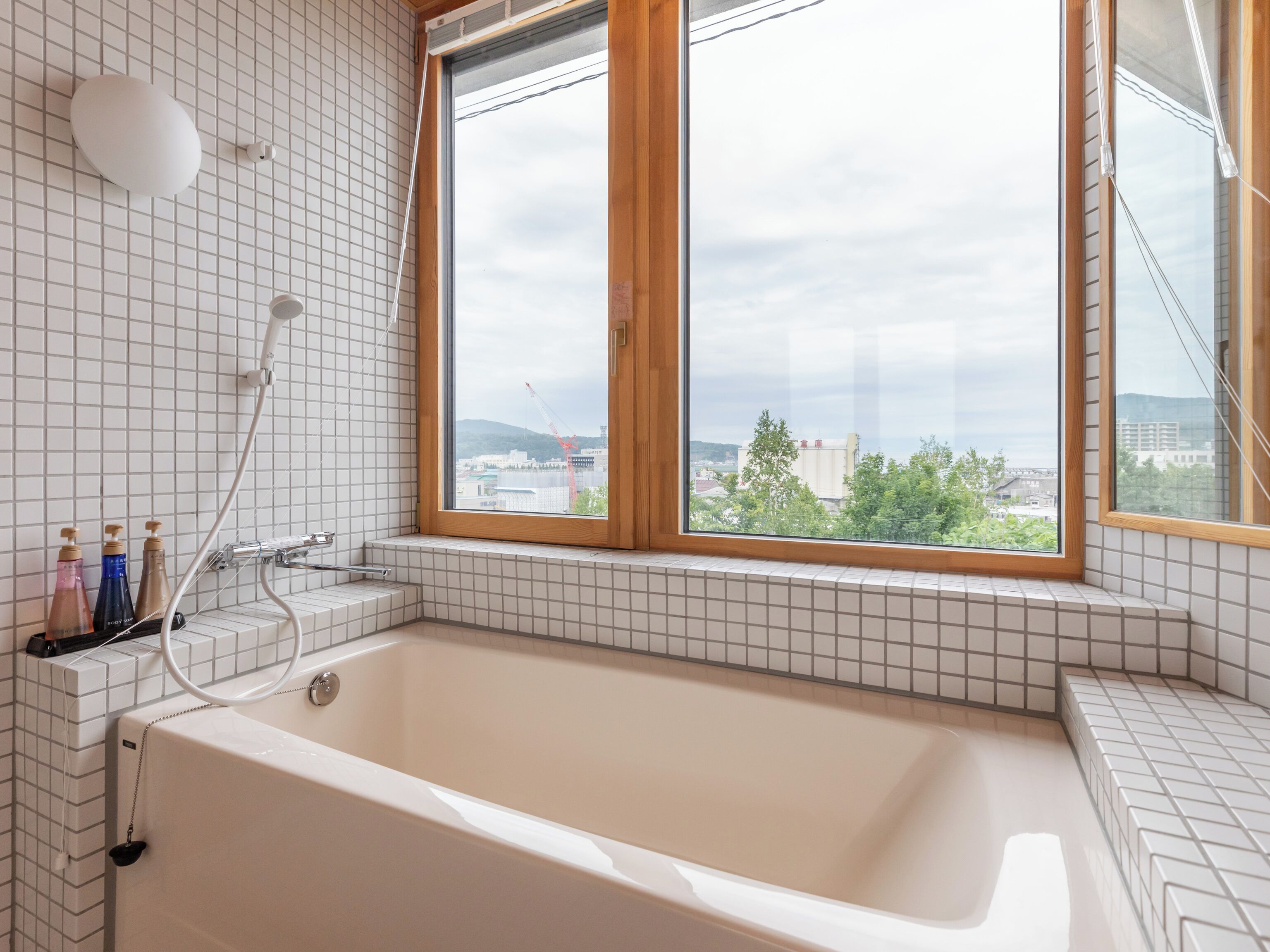 Premium Twin Room, Non Smoking (2 Semi-double beds) | Bathroom | Separate bathtub and shower, hair dryer, slippers, electronic bidet
