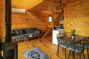 Deluxe Cottage | Living area | Flat-screen TV, toys - NAİLA BUNGALOV SAPANCA PRİVATE (Sapanca)