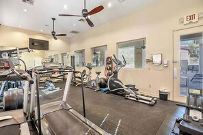 Fitness facility - Luxury condo within resort-like gated community nestled against mountain reserve (Phoenix)