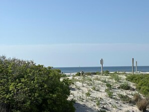 Beach - First floor ocean front duplex in Ship Bottom (Ship Bottom)