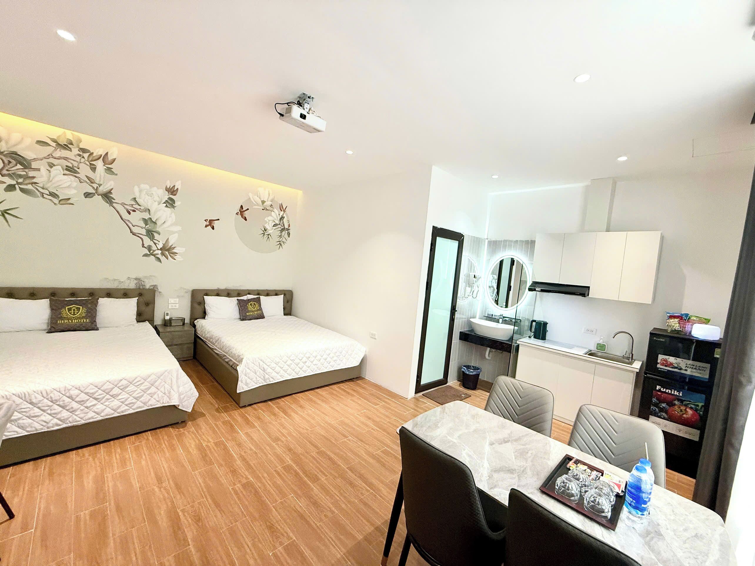 Family Suite | Premium bedding, memory-foam beds, free minibar items, desk