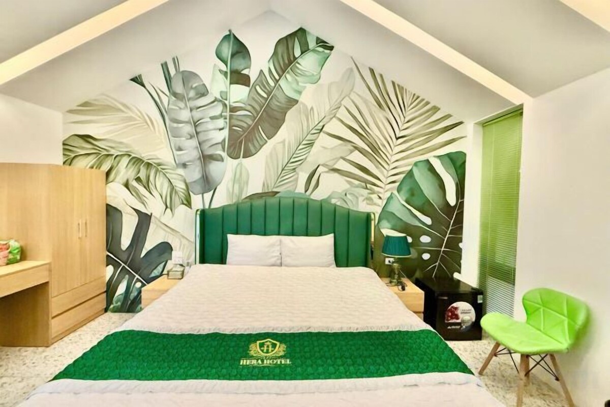 Premium bedding, memory foam beds, minibar (some free items), desk