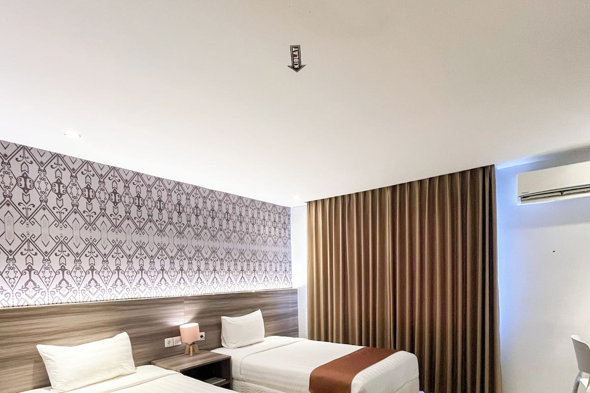 Phòng 2 giường đơn Deluxe, 2 phòng ngủ, quang cảnh thành phố (Deluxe Twin)