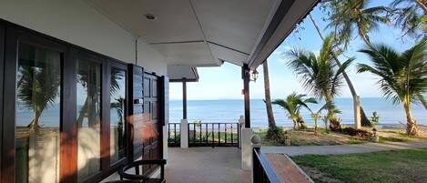 Dobbeltrom – superior, havutsikt | Terrasse/patio