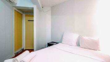 Apartemen Keluarga, 2 kamar tidur, balkon, pemandangan kota | 2 kamar tidur, kedap suara, setrika/meja setrika, dan Wi-Fi gratis