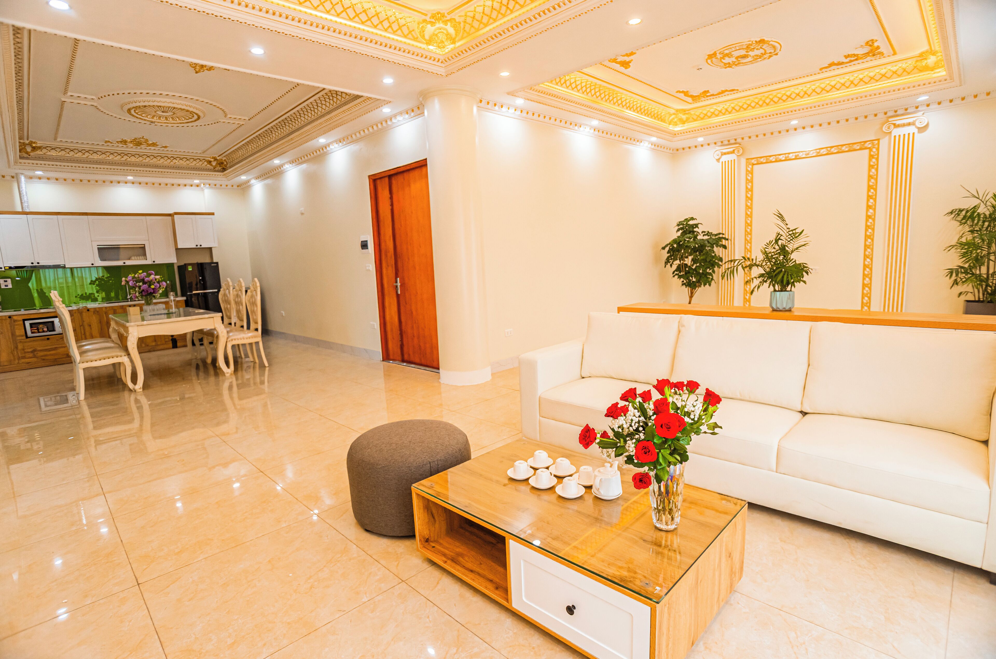Family Apartment, 2 Bedrooms, Kitchen | Living area