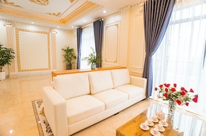 Familienapartment, 2 Schlafzimmer, Küche | Wohnbereich