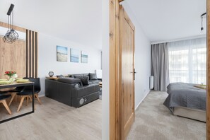 Apartment, 1 Schlafzimmer, Poolzugang | Wohnzimmer