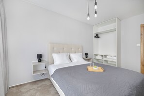 Apartment, 1 Schlafzimmer, Poolzugang | 1 Schlafzimmer, Bettwäsche