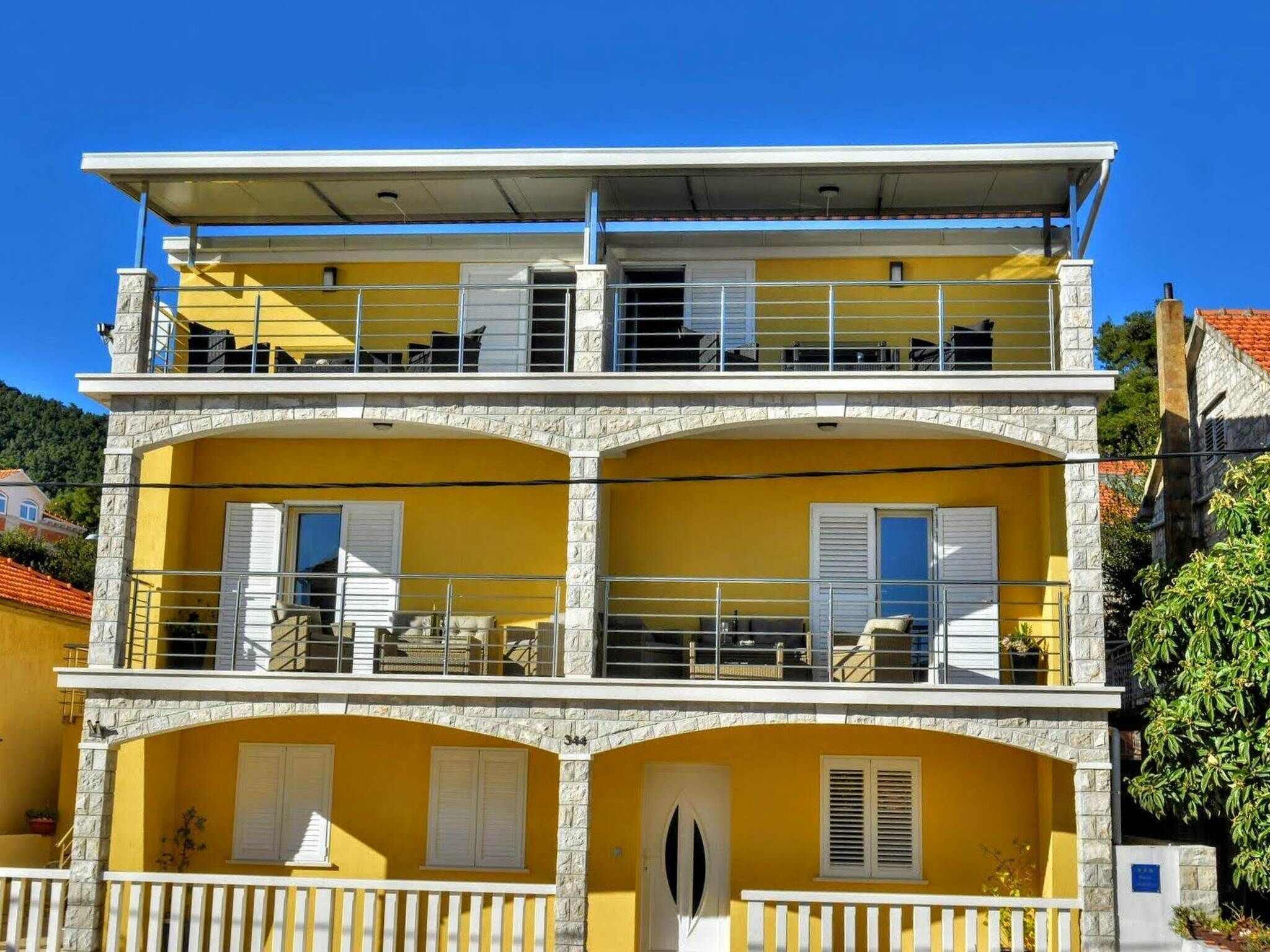 Apartment (Modern One Bedroom Apartment with Bal) | Aussenbereich