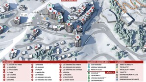 Property map - Studio for 2 in the heart of Les Orres 1650 with balcony and ski locker (Les Orres)