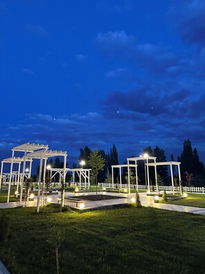 Overnattingsstedets uteområder