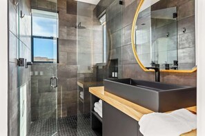 Shower, hair dryer