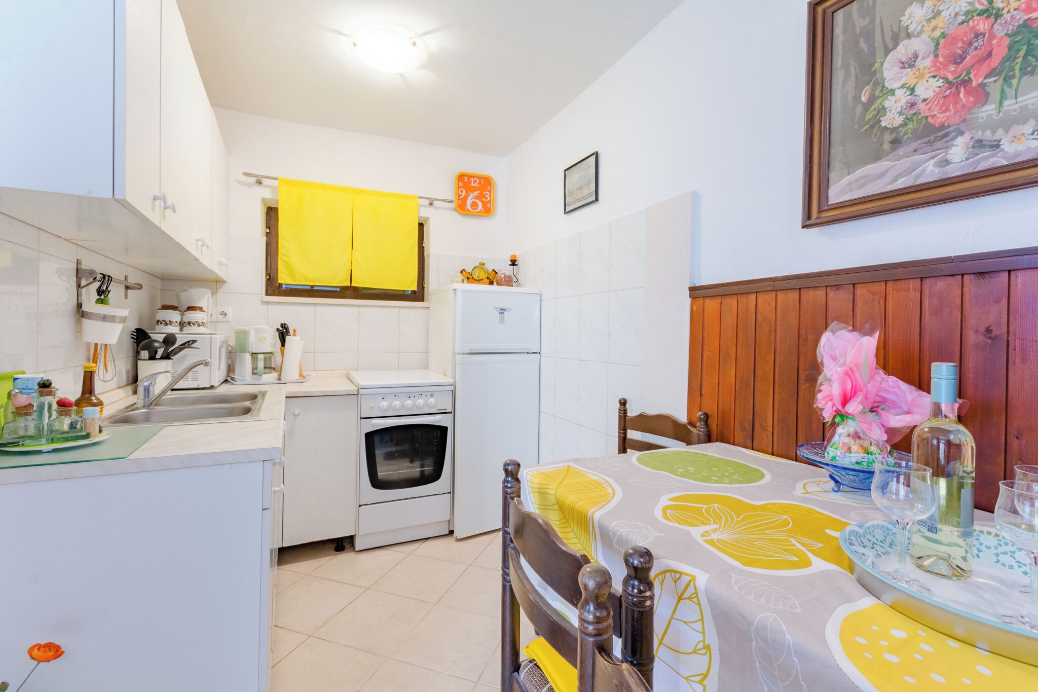 Apartment (One-Bedroom Apartment with Terrace (A) | Eigene Küche