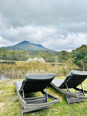 Property grounds - Quamby Bluff Lake House, Deloraine, Tasmania, Australia, Private Lake, Kayaking (Golden Valley)