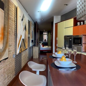 Apartment - Luminous Designer Loft Style Apt Eixample Views By Myrentalhost (Barcelona)